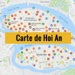 Carte d&rsquo;Hoin An / Da Nang au Vietnam : Tous les lieux du guide