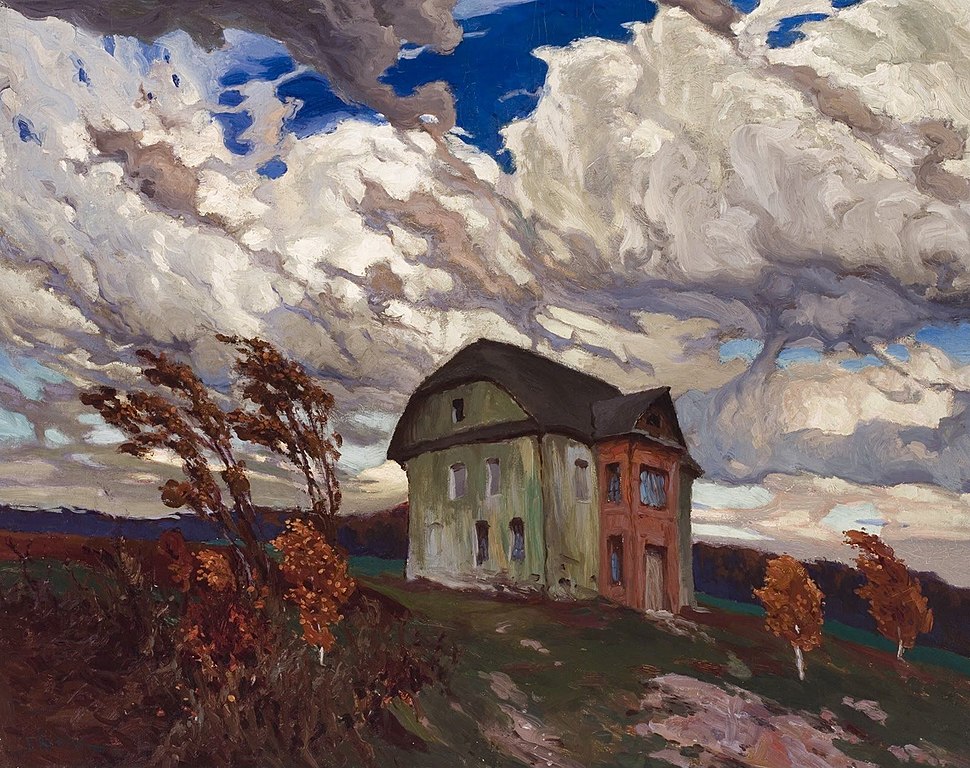 "Pustka" (1901) de Ferdynand Ruszczyc dans le musée d'art lituanien de Vilnius.