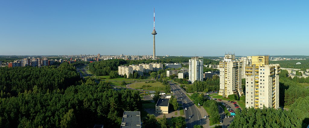 Tour de la television de Vilnius - Photo de Darius Smalskys