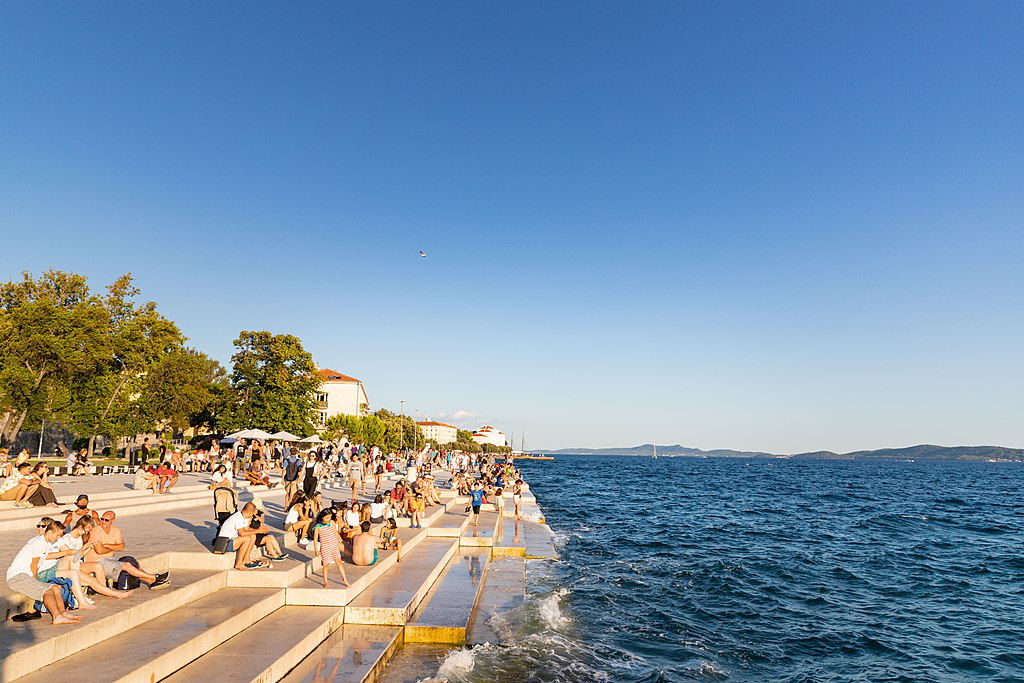 Orgue marin à Zadar - Photo de Dronepicr - Licence CC BY 2.0