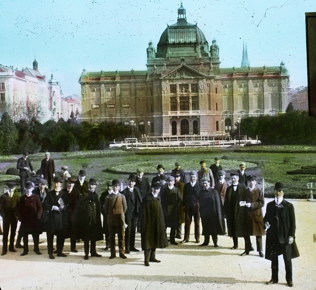 Pavillon des arts en 1910.