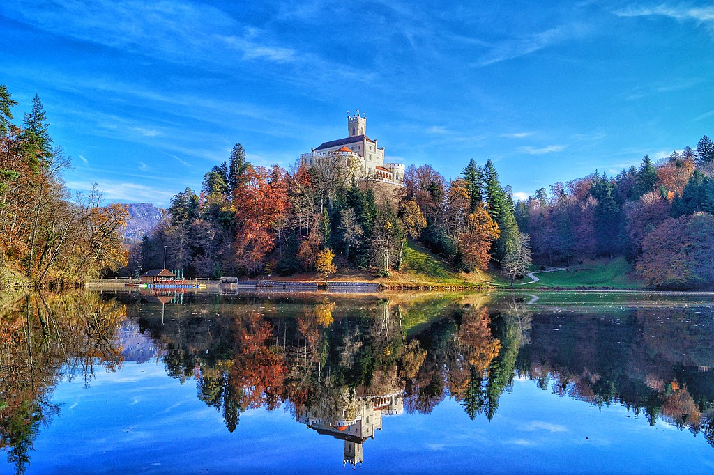 Chateau Trakoscan au nord de Zagreb -Photo de Drazen Dombaj - Licence ccbysa 4.0