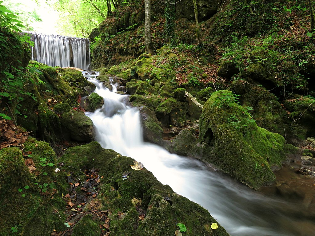 Paysage de cascade dans le parc de Žumberak - Samoborsko à l'ouest de Zagreb. Photo de Yasha Jakovsky - Licence ccbysa 4.0 