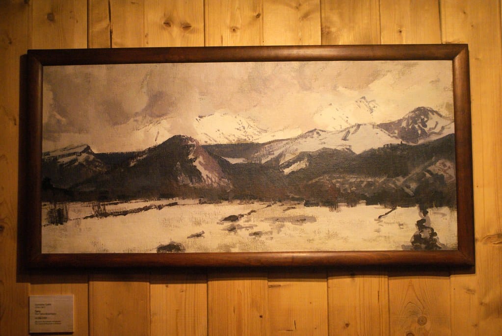 Tableau impressionniste du musée du compositeur Szymanowski.