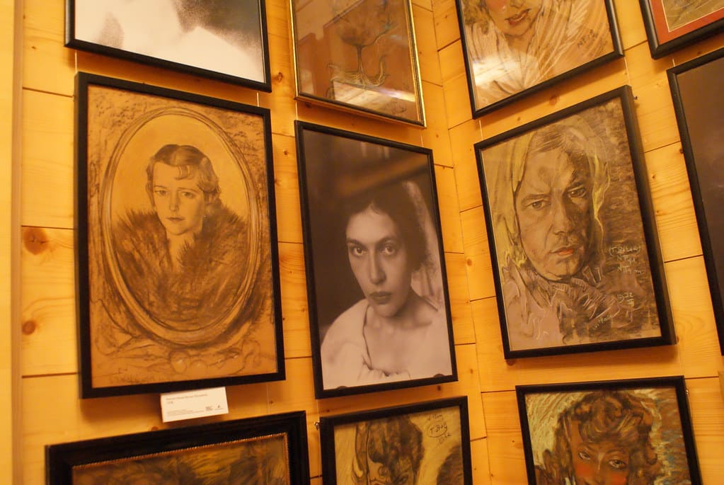 Dessins et photos de Witkacy dont son amante.