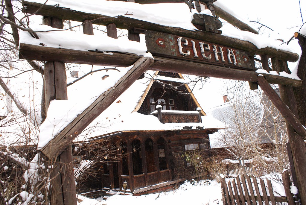 Maison de style Zakopanien « Cicha » sur la rue Koscielnik.