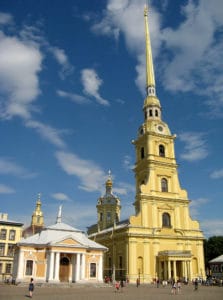 Cathédrale Pierre-et-Paul à Saint Petersbourg : Tombeaux des Romanov